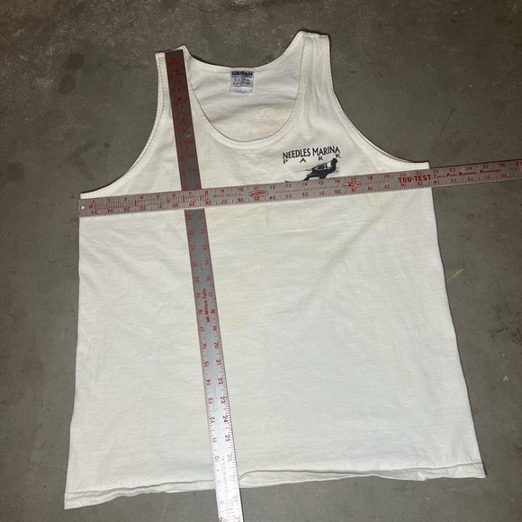 Vintage 2000 Water Work Put Something Exciting Between Your Legs white tank top - Picture 4 of 4